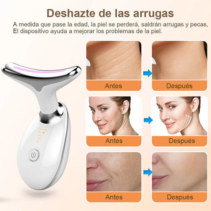 LiftGlow™ – Terapia Facial y de Cuello con Luz LED Antiarrugas