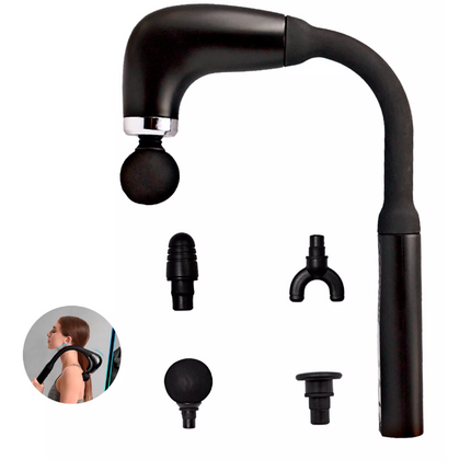 RelaxaFit Pistola Masajeadora Curva