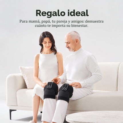 Rodillera Profesional Masajeadora Térmica Recargable